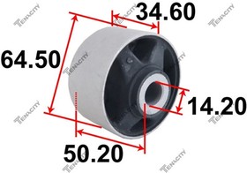 ADMTO1009, Сайлентблок опоры дифференциала