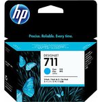 HP CZ134A Картридж №711, Cyan {Designjet T120/T520, Cyan (29ml 3 - pack)}