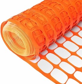 Сетка для ограждения пластиковая 1,3х25 м. оранжевая