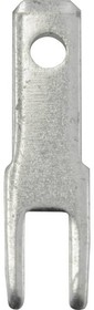 Faston plug, 2.8 x 0.5 mm, L 13 mm, uninsulated, straight, 3785A05.68