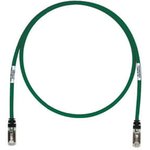 STP6X0.5MGR, Patch cord; S/FTP,TX6A™ 10Gig; 6a; stranded; Cu; LSZH; green; 0.5m