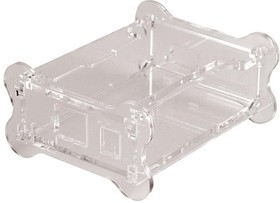 BB001, Clear Acrylic Case for BeagleBone Development Board, 95x62x32mm (LxWxH)