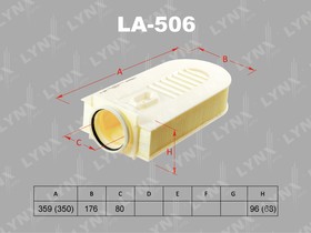 LA-506, LA-506 Фильтр воздушный LYNXauto