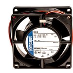 8314, 8300 Series Axial Fan, 24 V dc, DC Operation, 54m³/h, 2.7W, 113mA Max ...