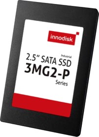 Фото 1/2 Жесткий диск SSD Innodisk 3MG2-P DGS25-B56D81BW3QC 256GB 2.5" Client SATA 6Gb/s, 520/350, IOPS 75/83K, MTBF 3M, MLC, W&T Grade, -4
