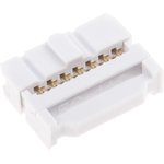 14-Way IDC Connector Socket for Cable Mount, 2-Row
