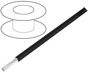 Фото 1/3 2842/7 BK005, Hook-up Wire 28AWG 7/36 PTFE 100ft SPOOL BLACK