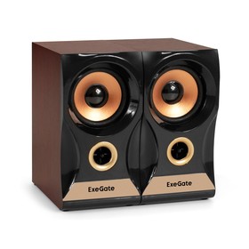 ExeGate Maestro SPS-590 (Активная, питание 220В, 2х3Вт, 30-18000Гц, цвет темное дерево, Color Box) – купить оптом и в розницу