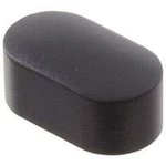 8JBLK, Switch Hardware Oval Black Button