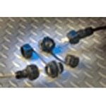 106059-0200, Fiber Optic Connectors LC INDUSTRIAL ADAPTER METAL SLEEV