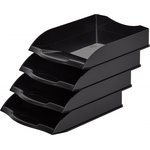 Лоток горизонтальный Attache 4шт/уп черный тд_у