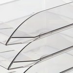 Лоток горизонтальный Attache 4шт/уп прозрачный тонированный тд_у