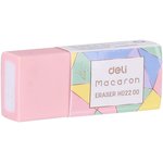 Ластик Deli Macaron 50x20x1мм ассорти пласт.туб. EH02200