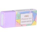 Ластик Deli Macaron 50x20x1мм ассорти пласт.туб. EH02200