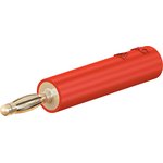 24.0115-22, Red, Male to Female Test Connector Adapter With Brass contacts and ...