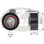 T43159, Ролик PEUGEOT 1007 05-, 206 00-, 206 CC 00-, 206 SW 02-, 207 06- ...