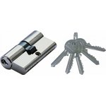 Цилиндр замка ключ/ключ, английский, 5 ключей, никель 3545 00-00005111