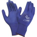 11818100, HyFlex 11-818 Blue Nylon, Spandex General Purpose Work Gloves ...