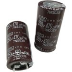 EKMS251VSN471MP40S, Cap Aluminum Lytic 470uF 250V 20% (22 X 40mm) Snap-In 10mm ...