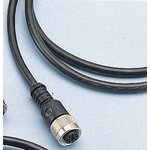 79 3430 13 04, Sensor Cable, M12 Socket - Bare End, 4 Conductors, 2m, IP69K ...