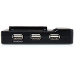ST7320USBC, 6 Port USB 3.0 USB A Hub, AC Adapter Powered, 99 x 60 x 22mm