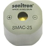 SMAC-25-P15, (+5~16V/93.5dB), Пьезоизлучатель 5-16V, 3350Hz, 9.7mA, 93.5dB ...