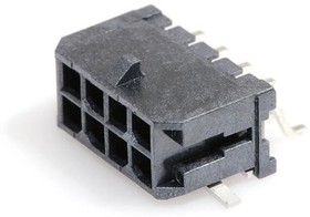 43045-0810, Pin Header, Wire-to-Board, 3 мм, 2 ряд(-ов), 8 контакт(-ов), Surface Mount Right Angle