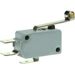 V15T16-CZ300A06, Micro Switch V15, 16A, 1CO, 2.84N, Roller Lever