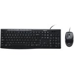 Комплект клавиатура и мышь Logitech Комплект Logitech Desktop MK200 цвет черный ...