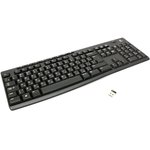 Клавиатура беспроводная LOGITECH K270, 104 клавиши + 8 дополнительных клавиш ...