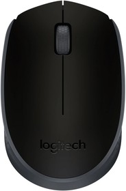 Фото 1/10 Мышь беспроводная Logitech M171 Black черная, оптическая, 1000dpi, 2.4 GHz, USB-ресивер