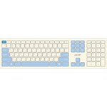 Набор клавиатура+мышь Acer OCC205(ZL.ACCEE.00C) /белый/голубой/slim