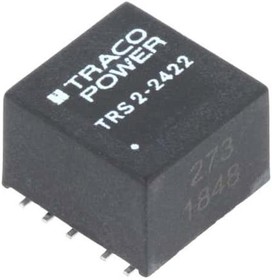 Фото 1/2 TRS 2-2422, Isolated DC/DC Converters - SMD 2W 18-36Vin +/-12V +/-83mA SMD Iso Reg
