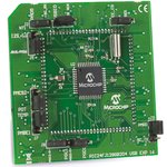 MA240036, Daughter Board, PIC24FJ128GB204 Plug In Module, USB OTG ...