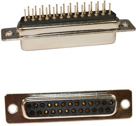 171-015-113R011, D-Sub Standard Connectors 15P Male V Dp Solder w/ Clinch Nut 1