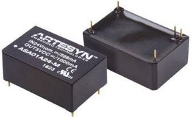 ASA01CC12-M, Isolated DC/DC Converters - Through Hole 6W 9-18Vin +/-15Vout 200mA