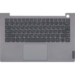 Клавиатура (топ-панель) для ноутбука Lenovo ThinkBook 14 G3 ACL черная с серым ...