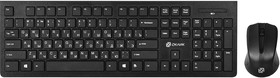 Фото 1/3 Клавиатура + мышь Оклик 250M клав:черный мышь:черный USB беспроводная slim (997834)