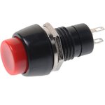 PBS-20B-2(red), Выключатель кнопка 2-х позиционный без фиксации красный 12/24В ...