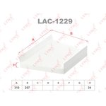 LAC-1229, LAC-1229 Фильтр салонный LYNXauto