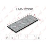 LAC1235C, Фильтр салона угольный VW LT 28-35 96-06, LT 28-46 96-06 ...