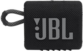 Фото 1/10 Акустическая система JBL GO 3 Black (JBLGO3BLK)