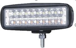 GL-8060, Фара дневного света 12/24 В 54 Вт 18 LED комбинированная бело-желтая 145 х 35 х 35 мм GL