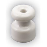 Изолятор ретро керамический белый, 20 шт RI-02201-20