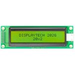 202G BC BW, LCD Character Display Modules & Accessories 20x2 Char Display STN ...