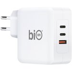 Bion Сетевое Зарядное Устройство, GaN, USB-A + 2*USB-C, PowerDelivery, 100 Вт ...