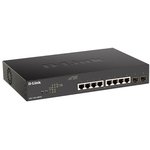 D-Link DGS-1100-10MPV2/A3A Настраиваемый L2 коммутатор с 8 портами ...