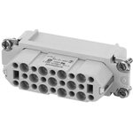 C146-10B025-500-2, Heavy Duty Power Connectors Socket Insert 25 Way Heavy Mate