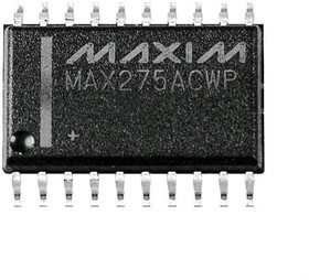 MAX275ACWP+, Аналоговый фильтр, Полосной / Низких Частот, 4-ый, 2, 2.37 В, 5.5 В, WSOIC