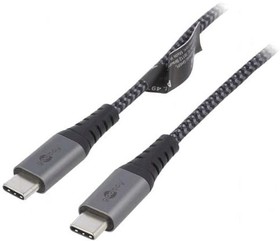 49301, Кабель; USB 2.0; с обеих сторон,вилка USB C; 0,5м; 480Мбит/с